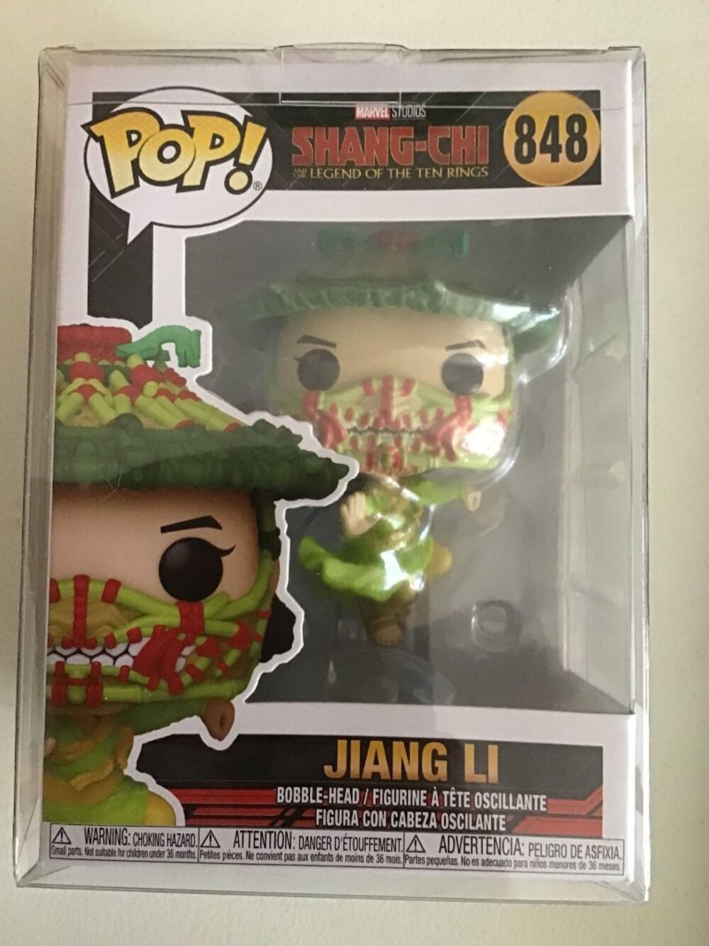 Funko Pop Marvel Shang-Chi Legend Ten Rings Jiang Li #848 Vinyl Figure Protector